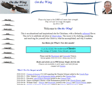 Tablet Screenshot of onthewing.org